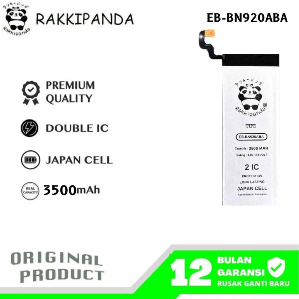 RakkiPanda - EB-BN920ABA Galaxy Note 5 Batre Batrai Baterai