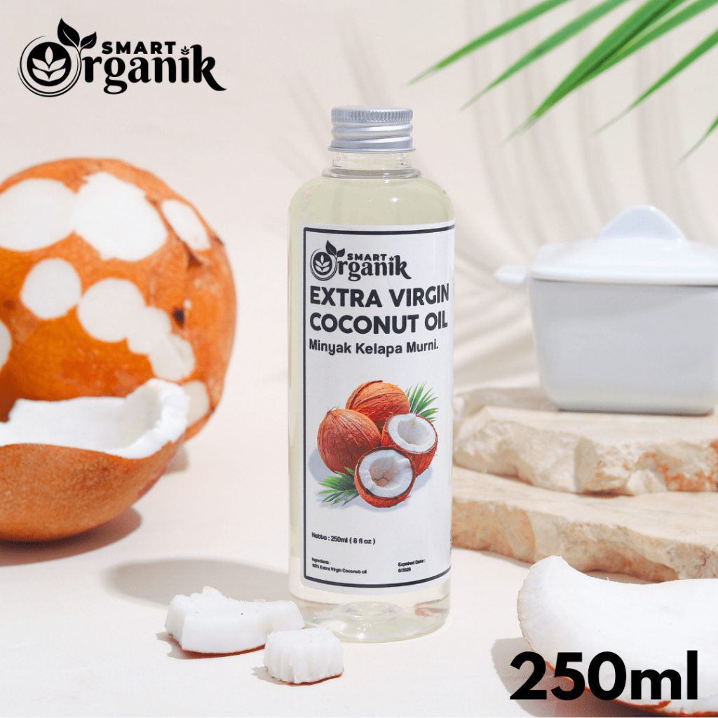 

SMART ORGANIK - Extra Virgin Coconut Oil VCO 250ml Minyak Kelapa Murni Asli 100% Natural
