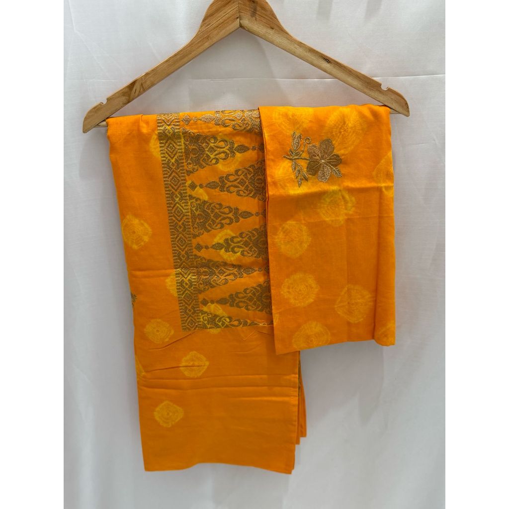 Kamen Endek Jumput Tumpal set Selendang (007)