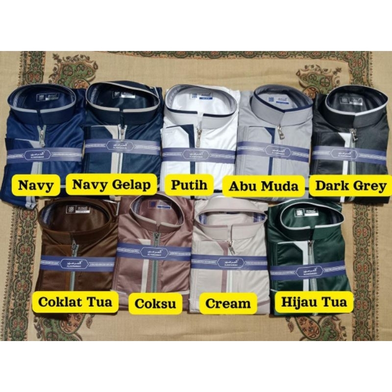 BISA COD 21 JUBAH AL HARAMAIN POLYESTER KOMBINASI