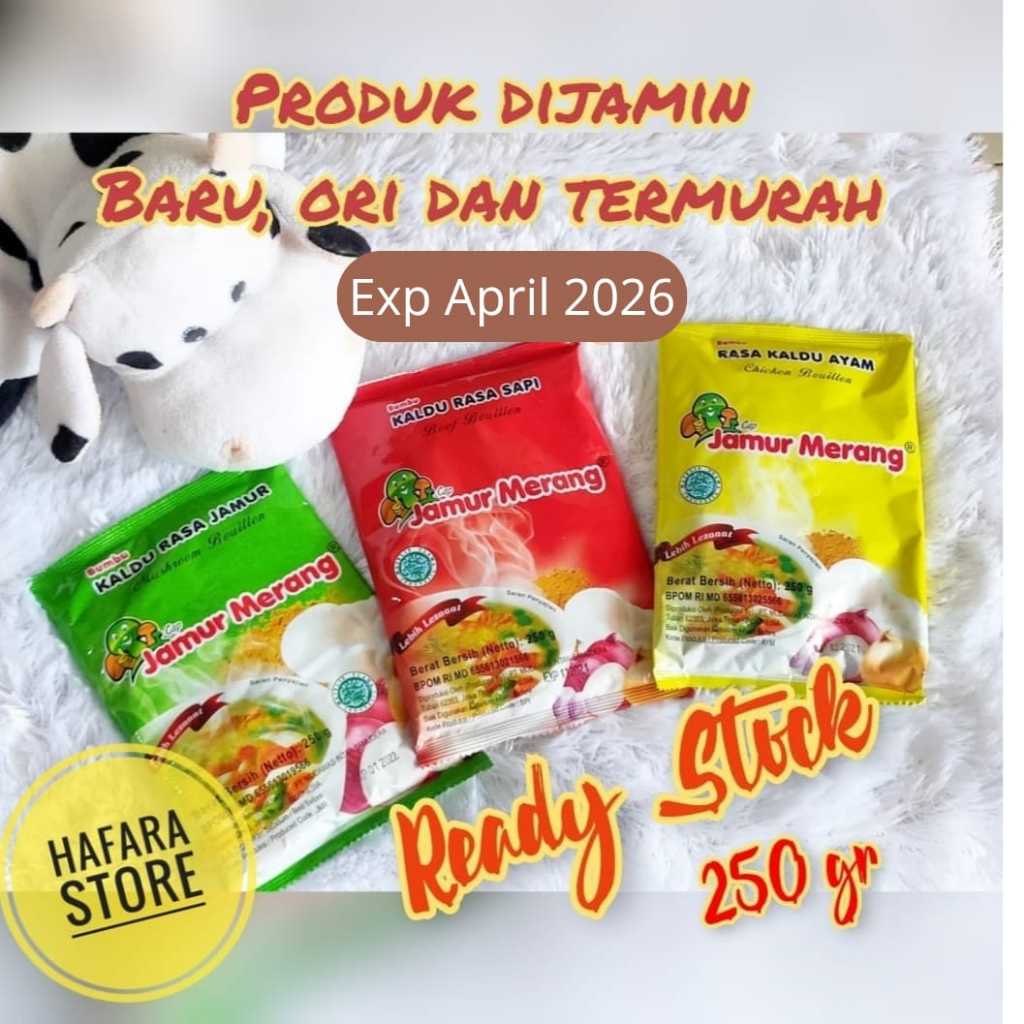 Hafara_Kaldu Jamur merang Kemasan 250 gram