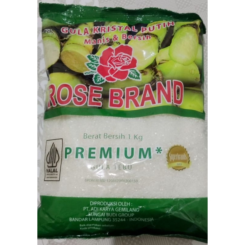 

gula rose brand hijau 1kg