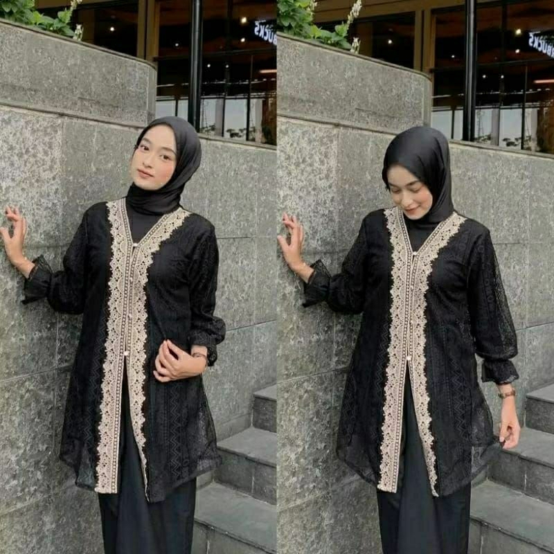 Outer Brukat Aluna / Outer Brukat Bordir / Outer Kondangan Wanita