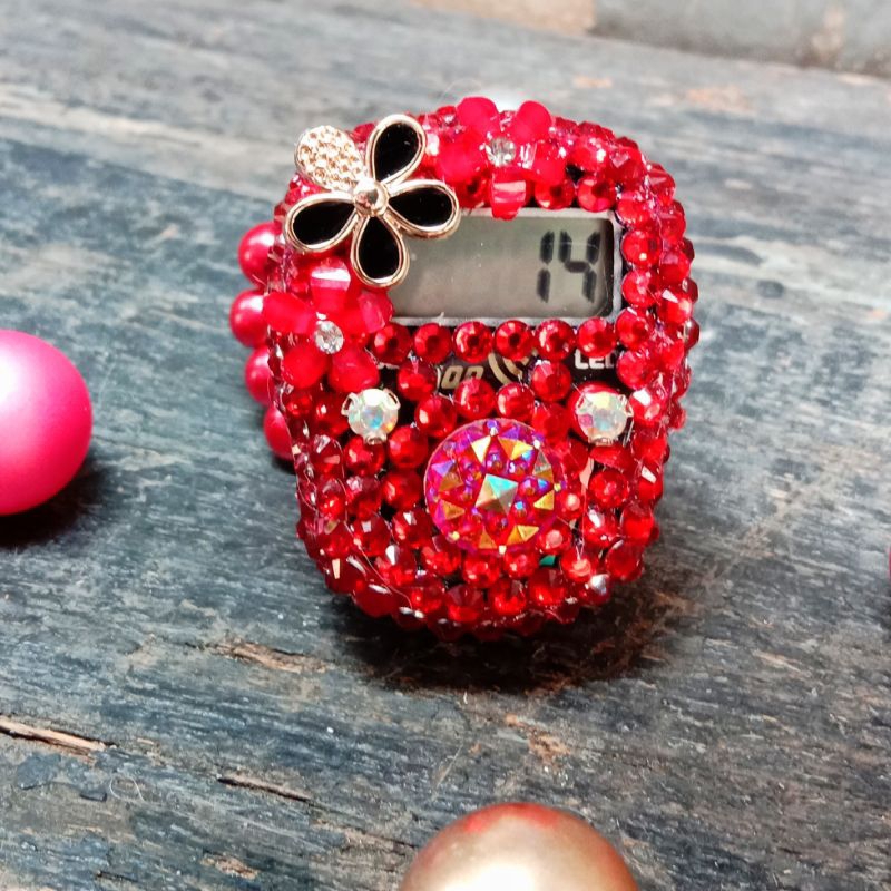 TASBIH DIGITAL LED ALARM BUNYI KELIPATAN 100