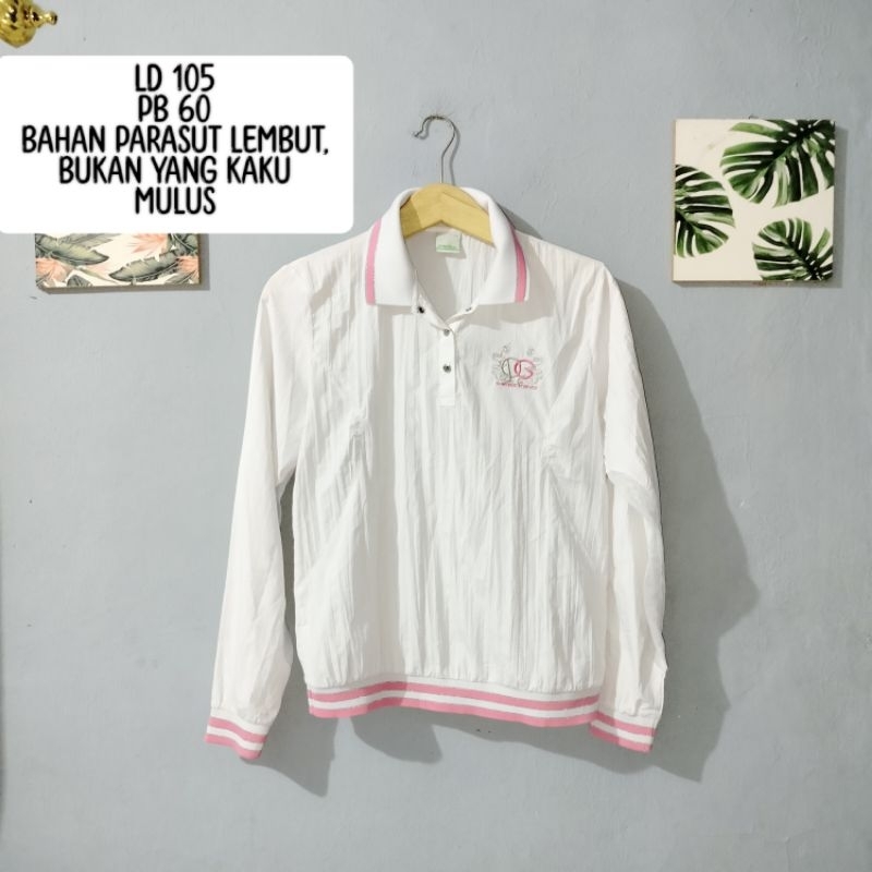 JANDIRO Atasan Olahraga Parasut Half Button