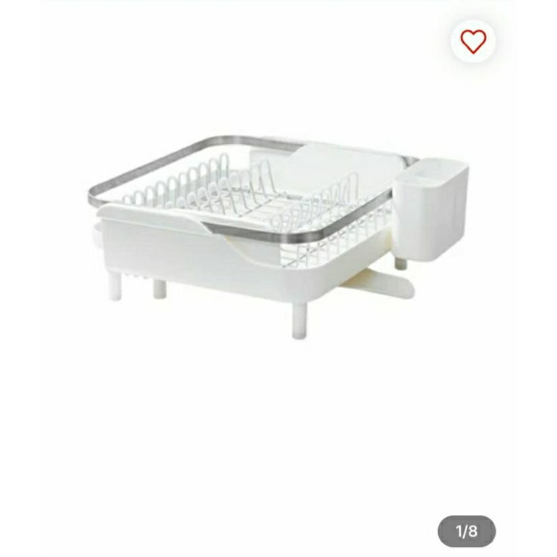 Informa New Willard Rak Piring 1 Tingkat Extendable - Putih