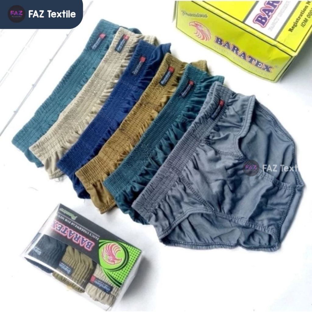 3pcs CD (celana Dalam) Pria Baratex
