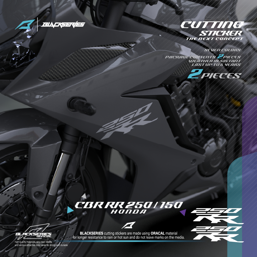 ID CUTTING STIKER CBR 250 RR V4 STIKER CBR RR CBR 250 CBR 150RR