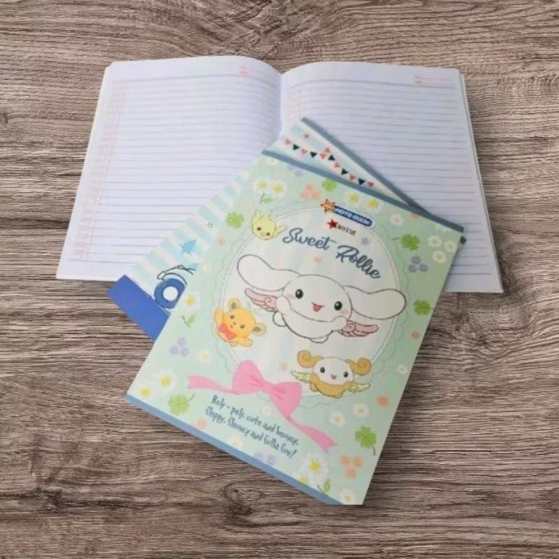 

buku tulis newstar 58 lembar 10 buku ukuran kwarto A5 kuromi sanrio melody Kertas