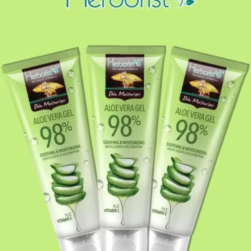 herborist aloevera gel 98% soothing & moisturizer 100g