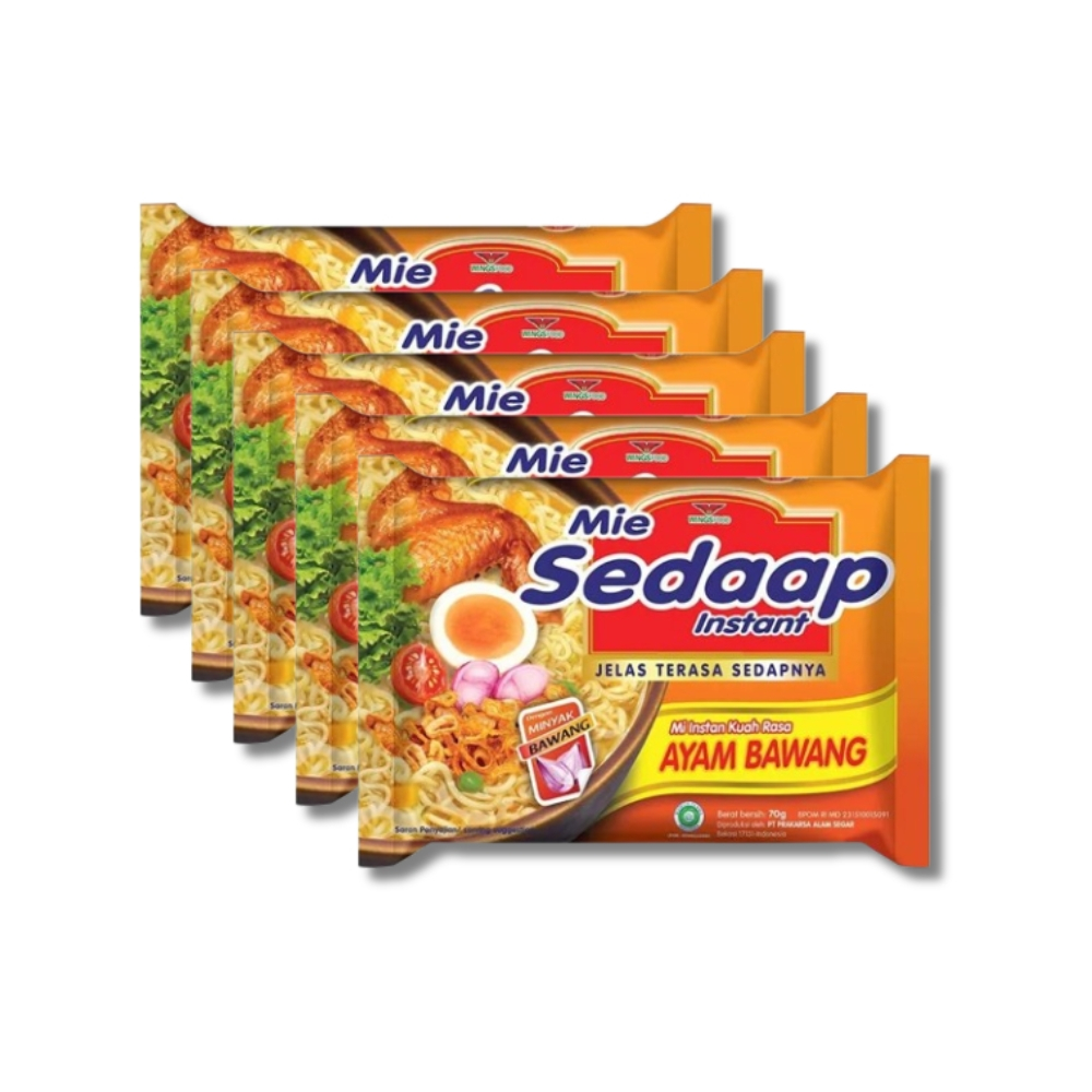 

Mie Sedaap Ayam Bawang 75g - Mie Instan Rasa Ayam Gurih Lezat