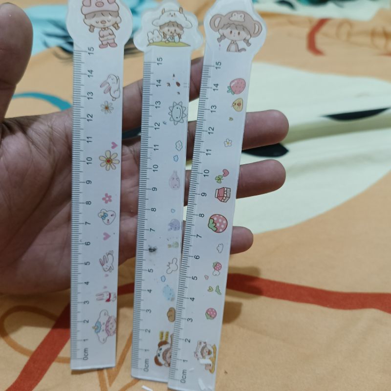

penggaris anak 15cm 15 cm unik dan lucu