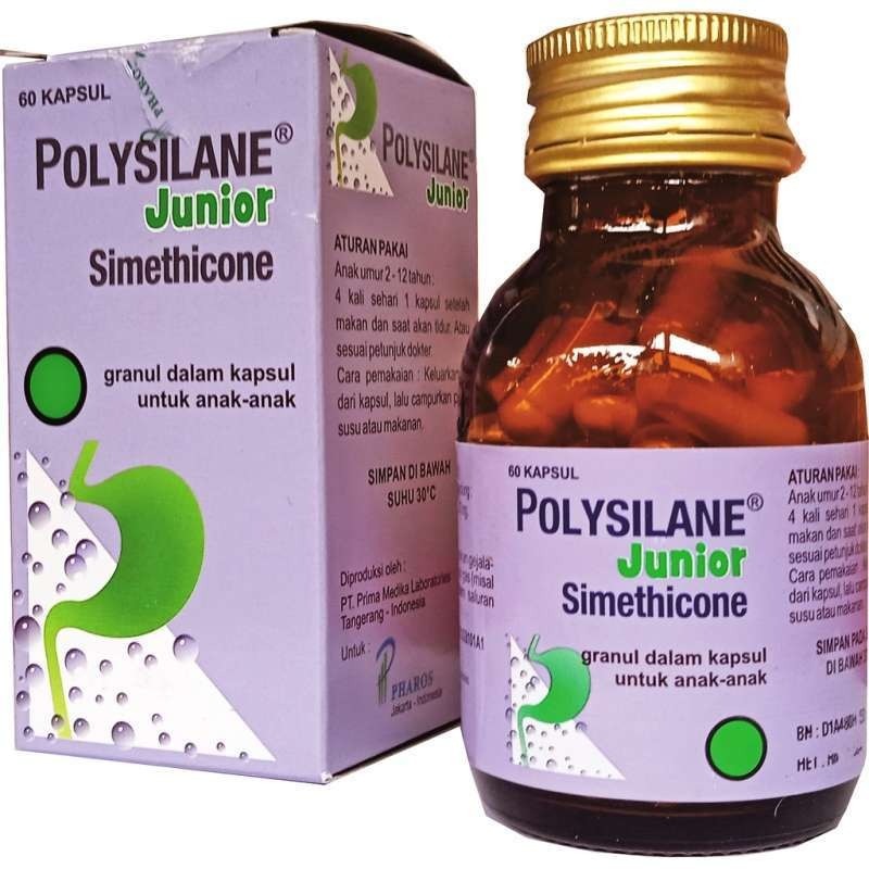 POLYSILANE JUNIOR KAPSUL - OBAT LAMBUNG MAAG ANAK