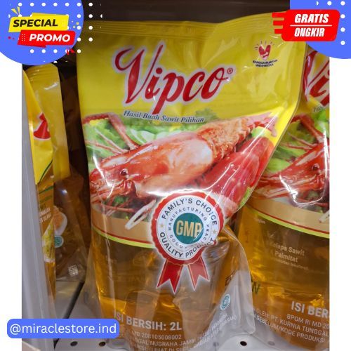 

Minyak Goreng Vipco 2 Liter Murah diskon
