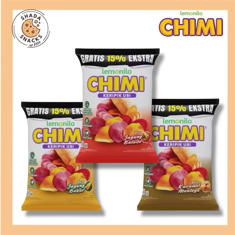 

Lemonilo Chimi Keripik Ubi 41gr | Jajan Murah | Ecer