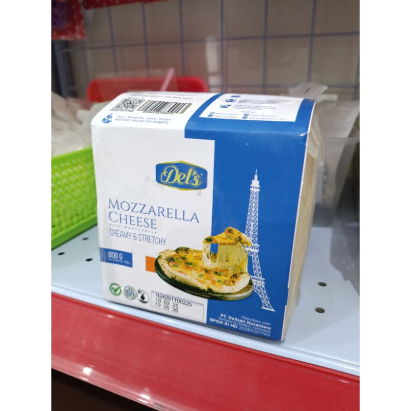 

Dels Mozarella Cheese Keju Mozarella 800 Gr