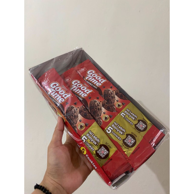 

GOOD TIME COOKIES RENYAH MILKY VANILLA 12 SACHET/PACKS BY YELLOW SNACKS