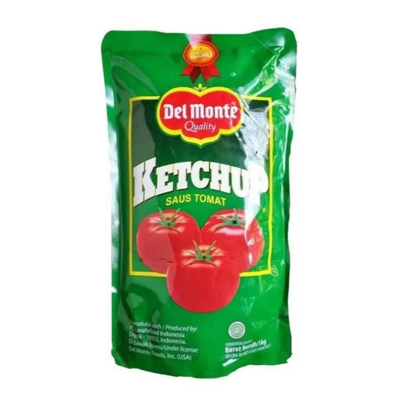 

DEL MONTE SAUS TOMAT KETCHUP POUCH 1 kg