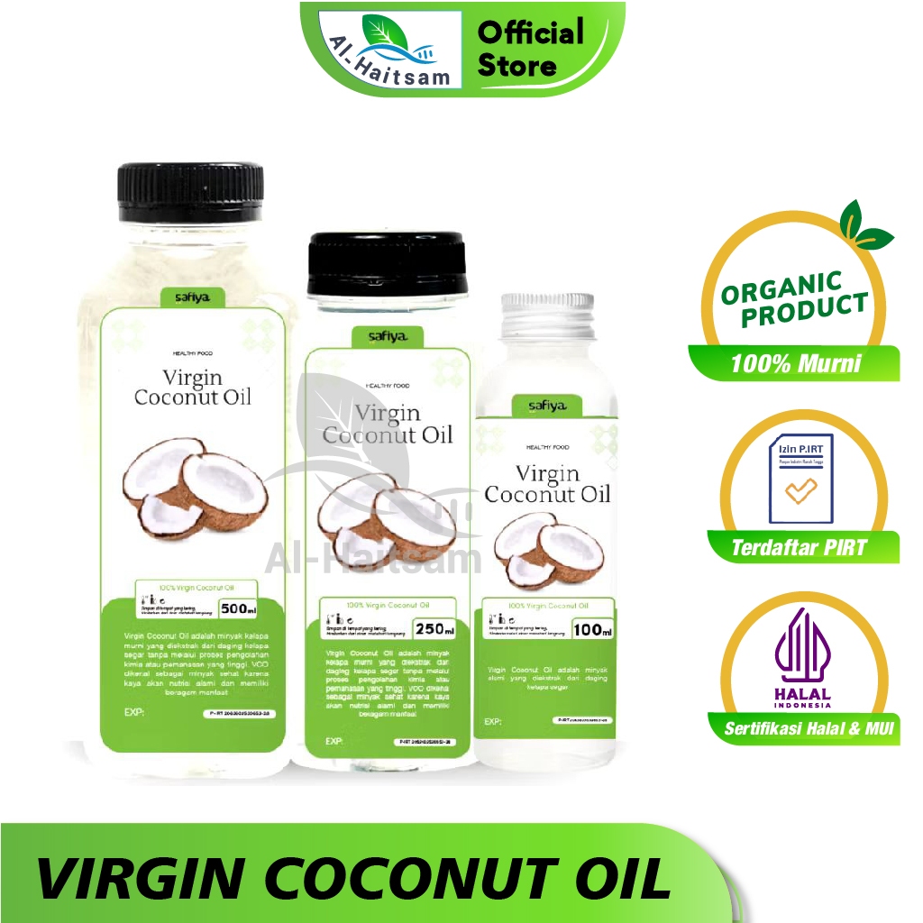 

Safiya Virgin Coconut Oil 500 ML VCO Minyak Kelapa Murni Premium