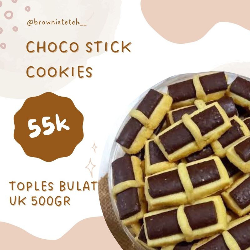 

CHOCO STICK COOKIES TOPLES BULAT 500G