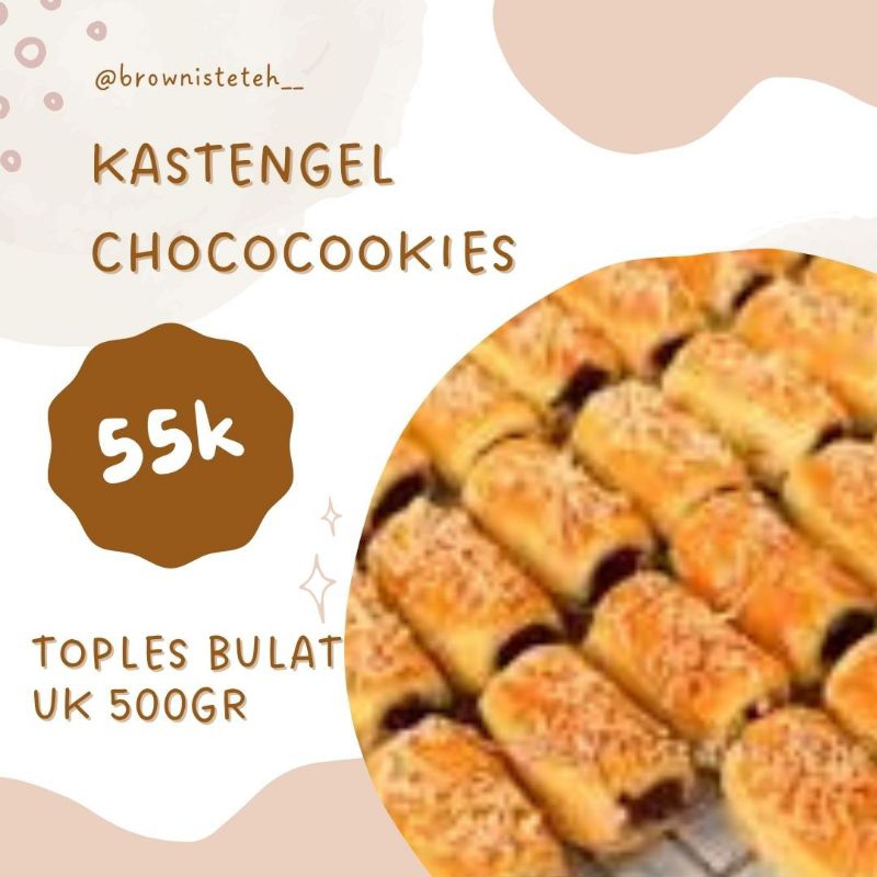 

KASTENGEL CHOCO COOKIES TOPLES BULAT 500G