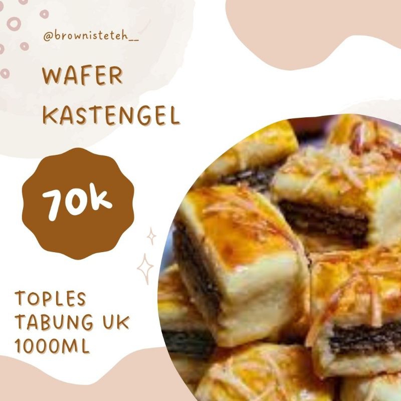 

WAFER KASTENGEL TOPLES TABUNG 1000ML