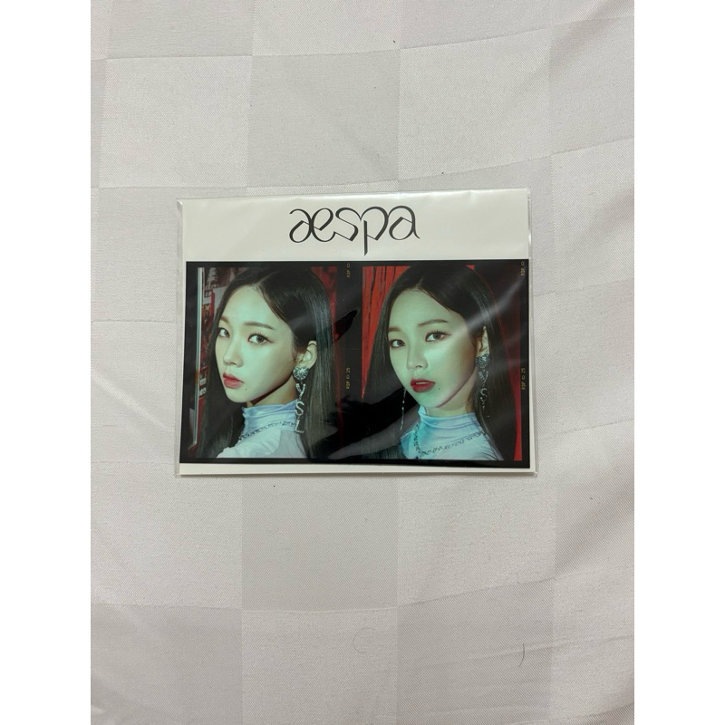 aespa karina next level hologram film set