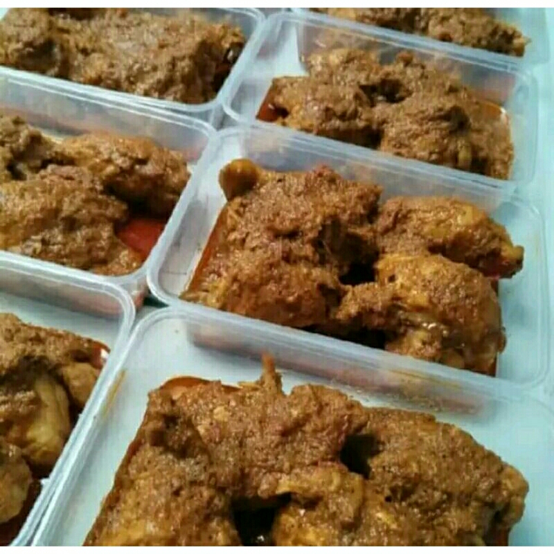 

Ayam rendang 1box / rendang ayam homemade spesial
