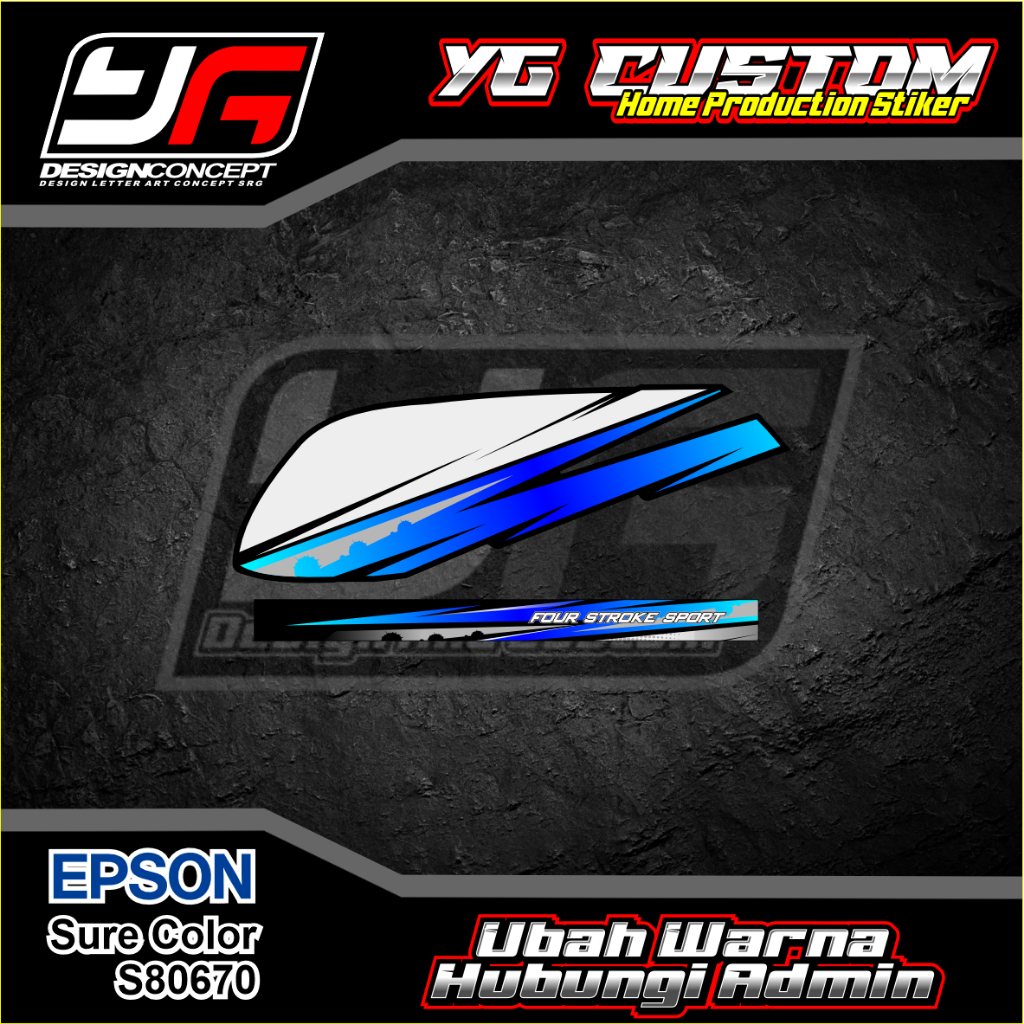 STRIPING GL PRO BIRU