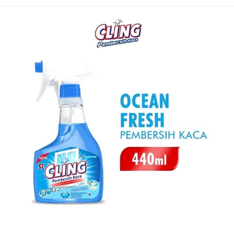 CLING PEMBERSIH KACA BOTOL SPRAY 440 ML