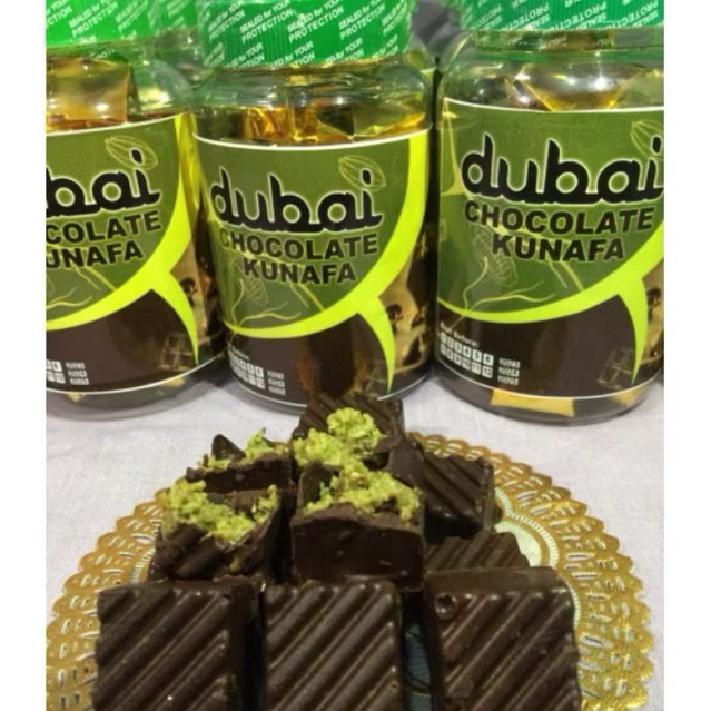 

Dubai Chocolate Dadu Kunafa Crunchy 200gr Halal