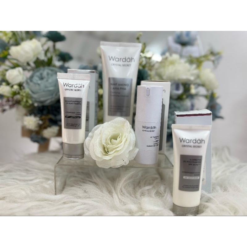 PAKET WARDAH WHITE SCREET 4 ITEM/ PAKET WARDAH KULIT GLOWING