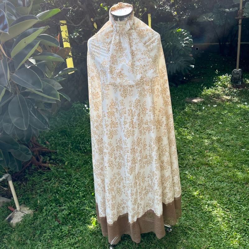 Bajumu-Mukena Renda Bordir Mewah Besar poil premium Dewasa