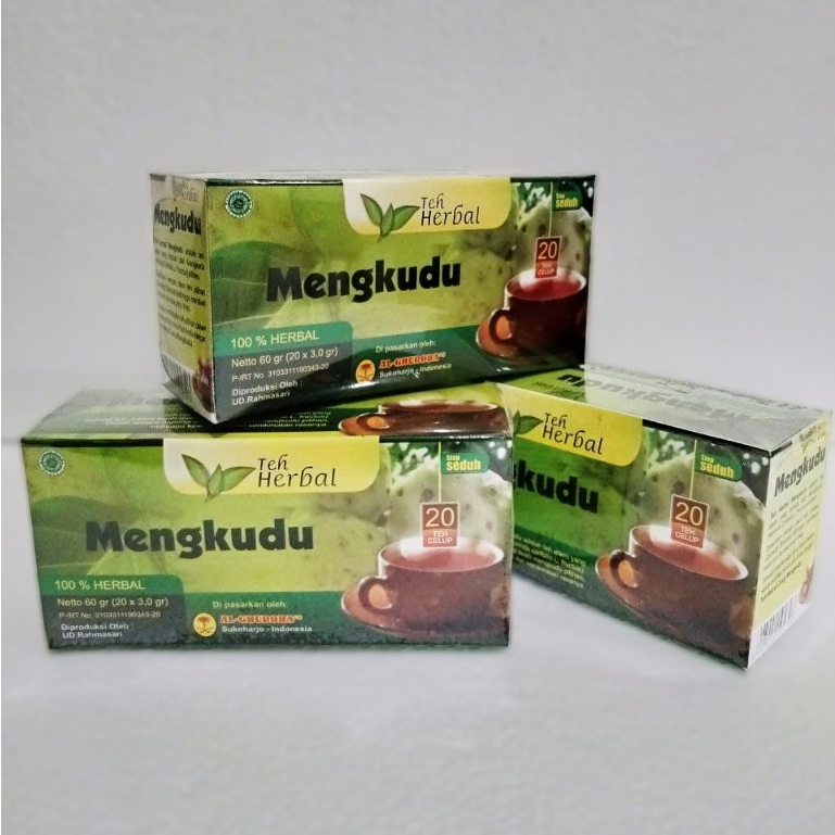 

TEH MENGKUDU Original Minuman Jamu Herbal Darah Tinggi, Kolesterol, Diabetes, Nyeri Sendi Al-Ghuroba