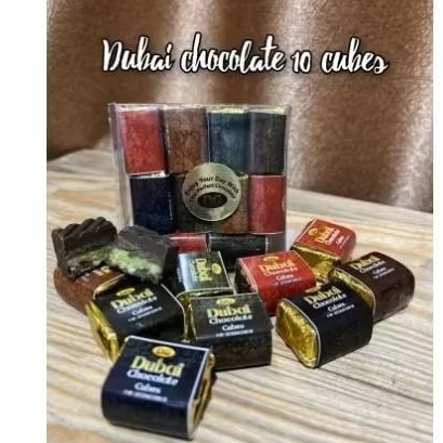 

COKELAT DUBAI VIRAL CUBE ISI 10 DAN JUGA ISI 4