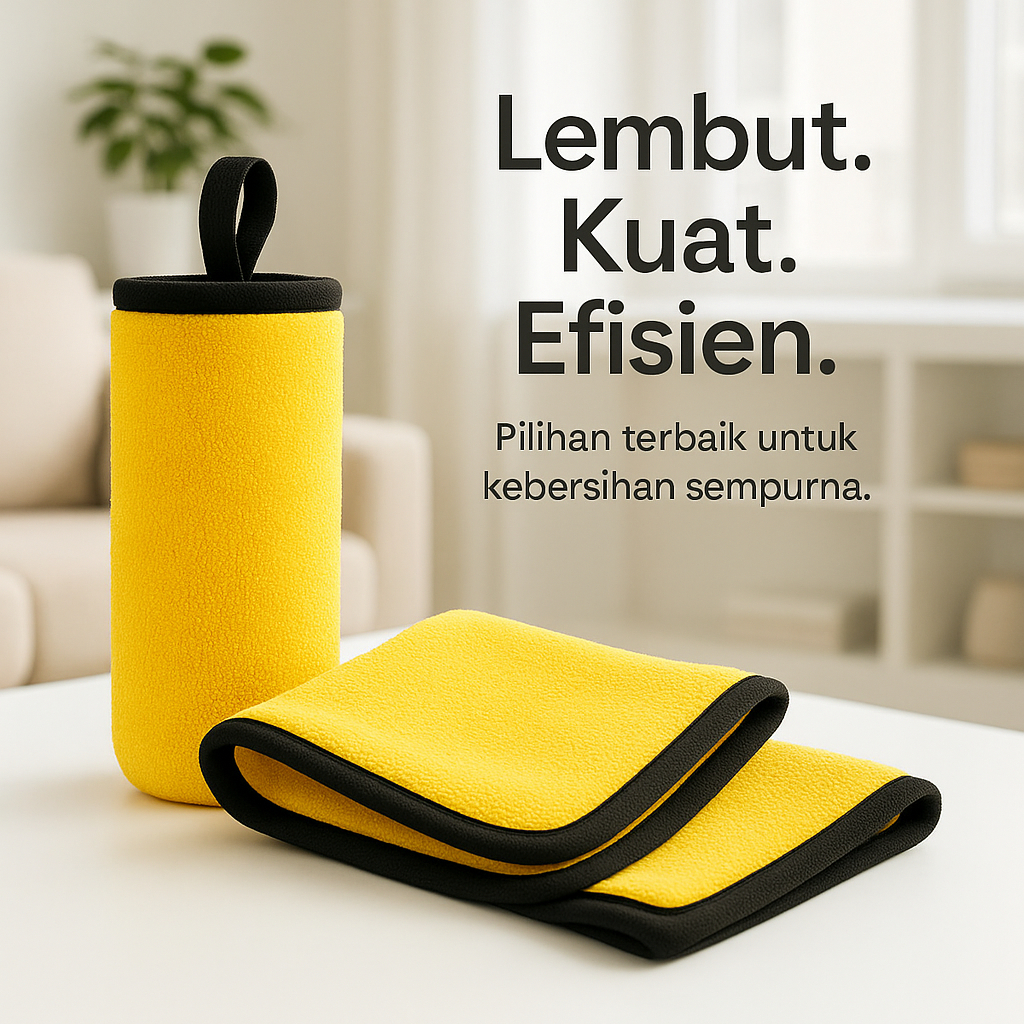 Kain Lap Mobil Microfiber Lembut Tebal Kain Lap Microfiber Motor Kain Lap Microfiber Premium Kain La