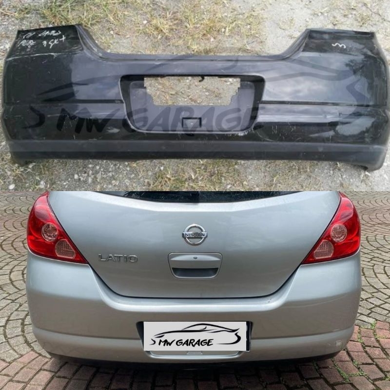 Bumper belakang Nissan Latio Original