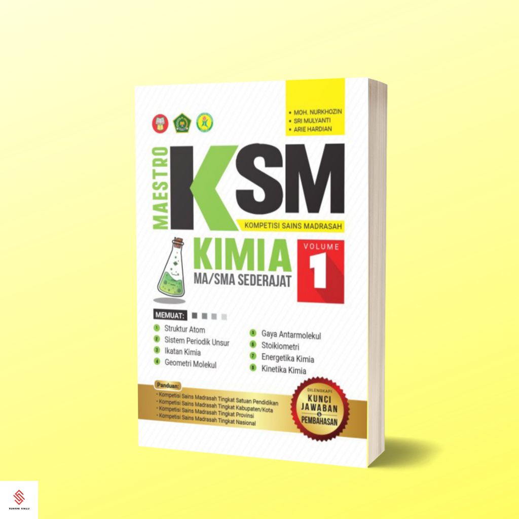 Buku Maestro KSM Kimia Madrasah Aliyah/MA Sederajat Volume 1