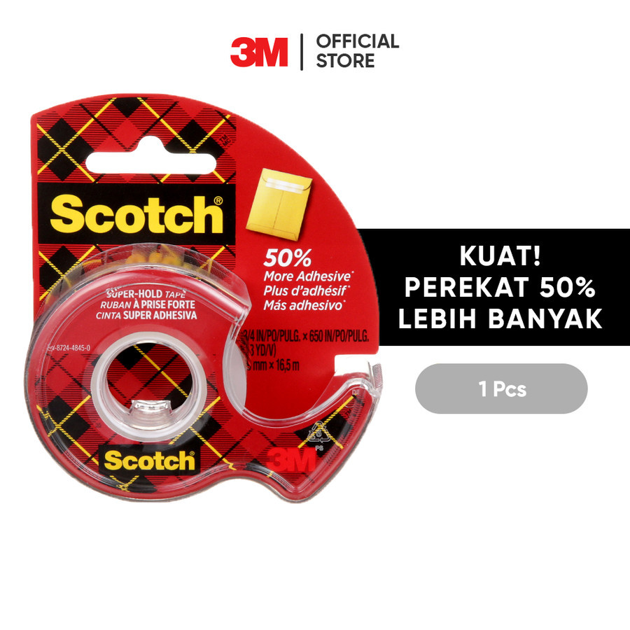 

3M™ Scotch® 198 Super Hold Tape with Dispenser / Harga Murah