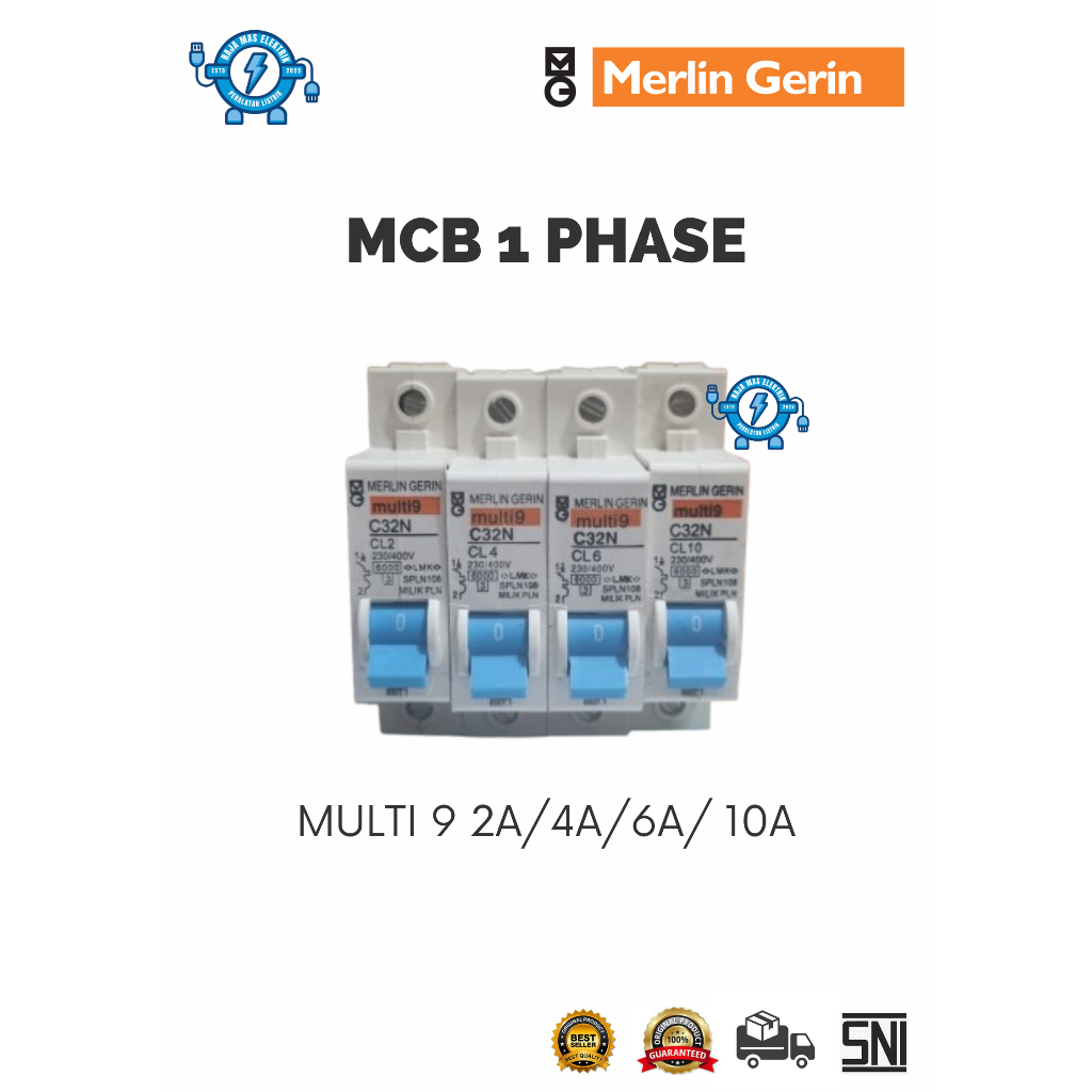 MCB MULTI9 - MULTI9 MERLIN GERIN 2A/4A/6A/10A