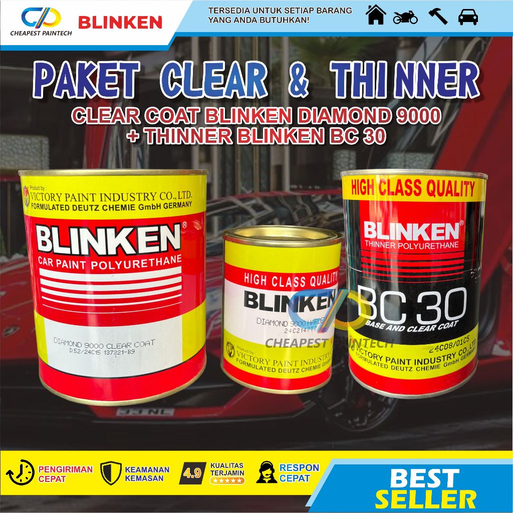 [PAKET] CLEAR COAT BLINKEN DIAMOND 9000 + THINER BLINKEN BC 30