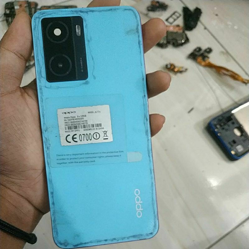 backdoor bekas Oppo a77s ex refurbish cek deskripsi