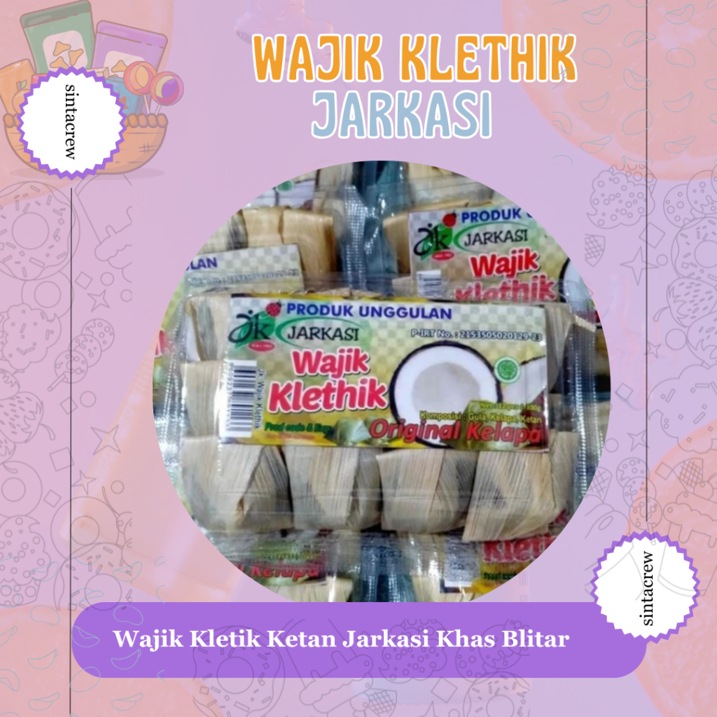 

Wajik Kletik Ketan Jarkasi Khas Blitar