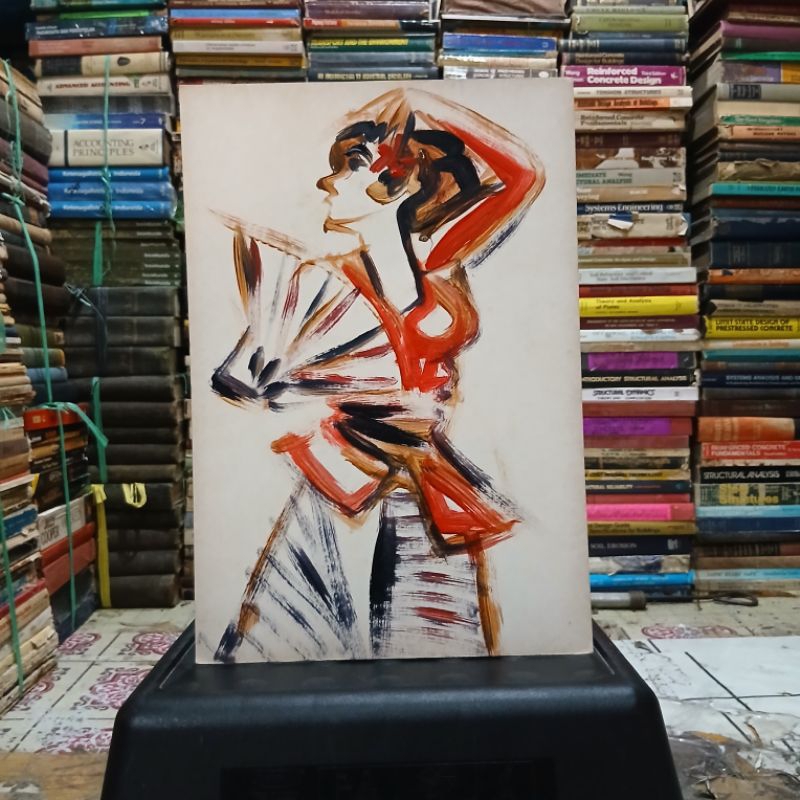 

lukisan cat minyak size tinggi 40cm lebar 27cm