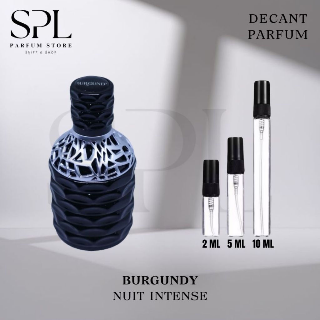 Decant Burgundy Nuit Intense For Men Extrait de Parfum