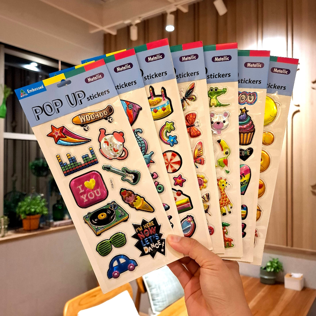 

Stiker Timbul Pop Up Sticker Gambar Tempel Anak Karakter Kartun 2