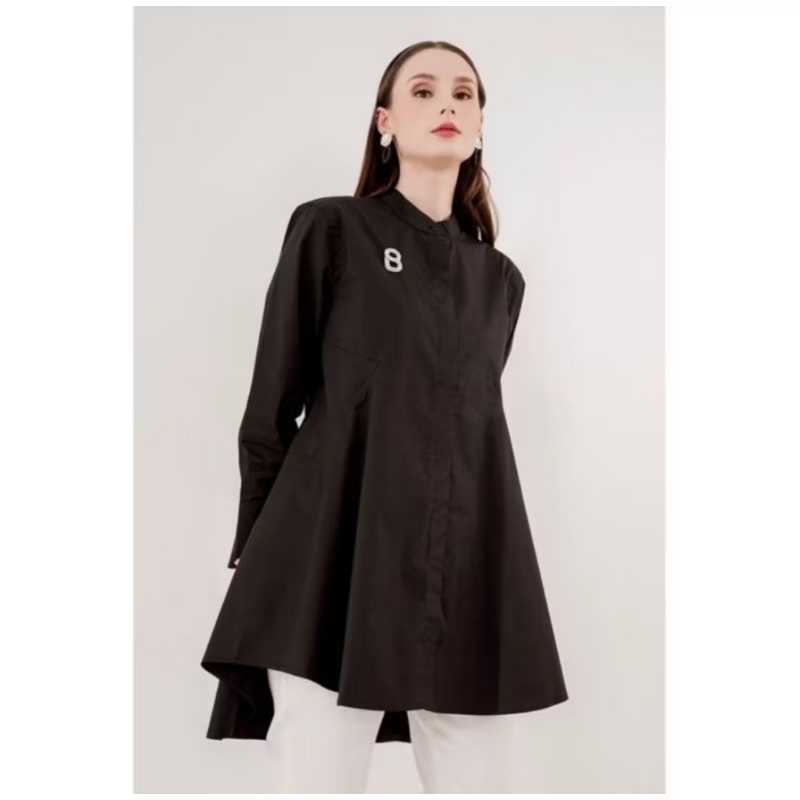 PRELOVED BENANG JARUM Kylie Shirt Black