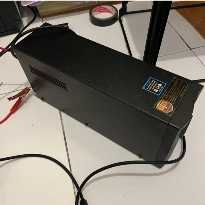 UPS ICA 350 Watt Casing Besi Modifikasi Timer dan Fan Sensor Suhu, AKI 12V 7A- 200A 24jam