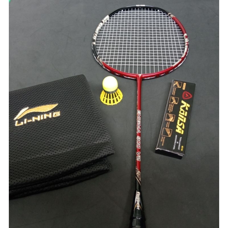 Raket badminton bekas second original flypower enigma 900 v2