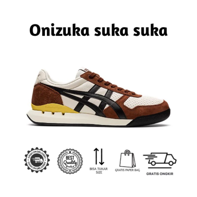 Sepatu Onitsuka Tiger Ultimate 81 Birch/black